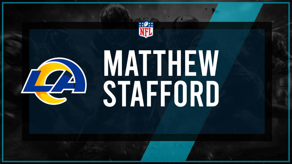 Matthew Stafford vs. Dolphins NFL Player Prop Predictions, Lines